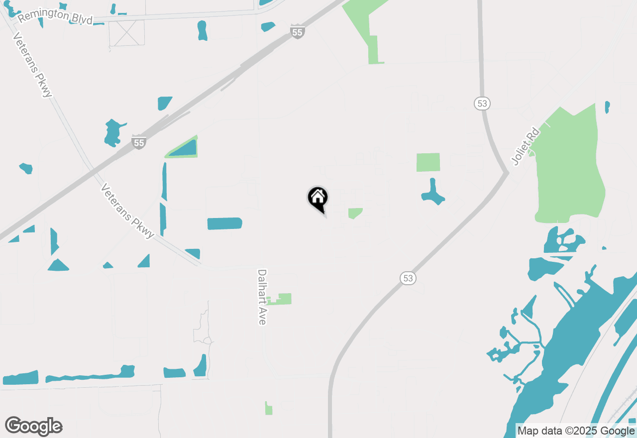 Map of 516 Gardiner Court, Romeoville, IL 60446