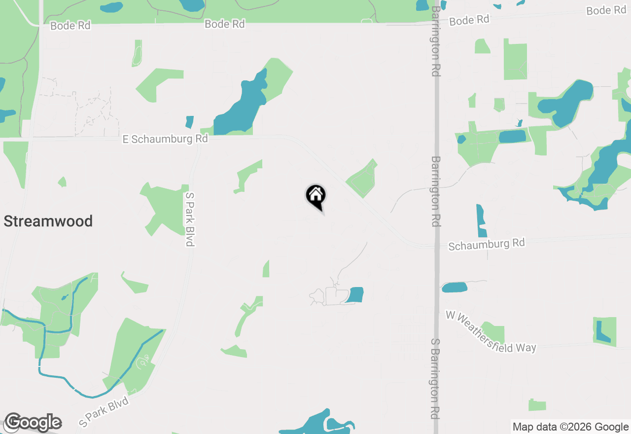 Map of 281 Whitewood Drive, Streamwood, IL 60107