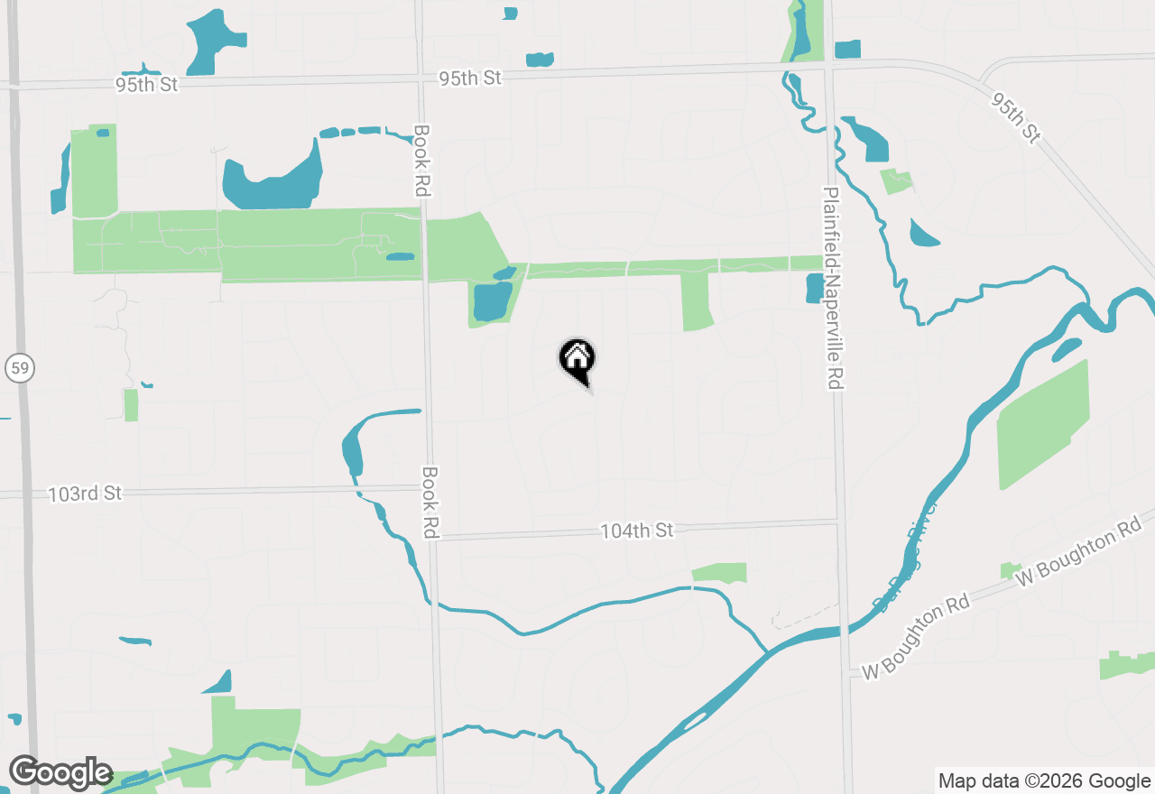 Map of 1516 Grommon Road, Naperville, IL 60564