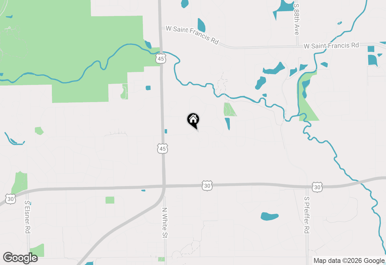 Map of 20700 Hunt Club Drive, Frankfort, IL 60423