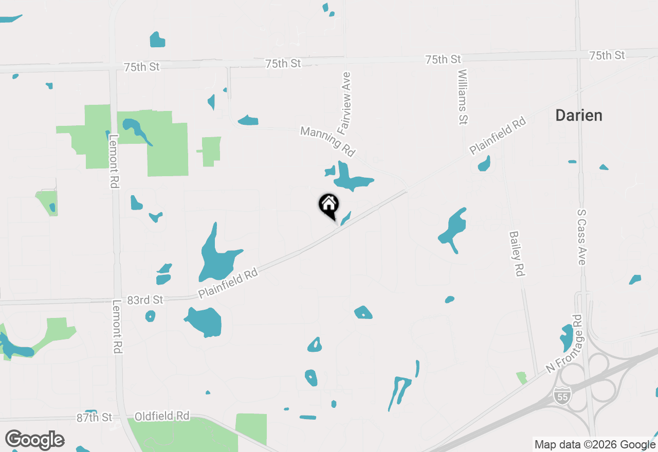 Map of 8200 Woodglen Lane #107, Downers Grove, IL 60516