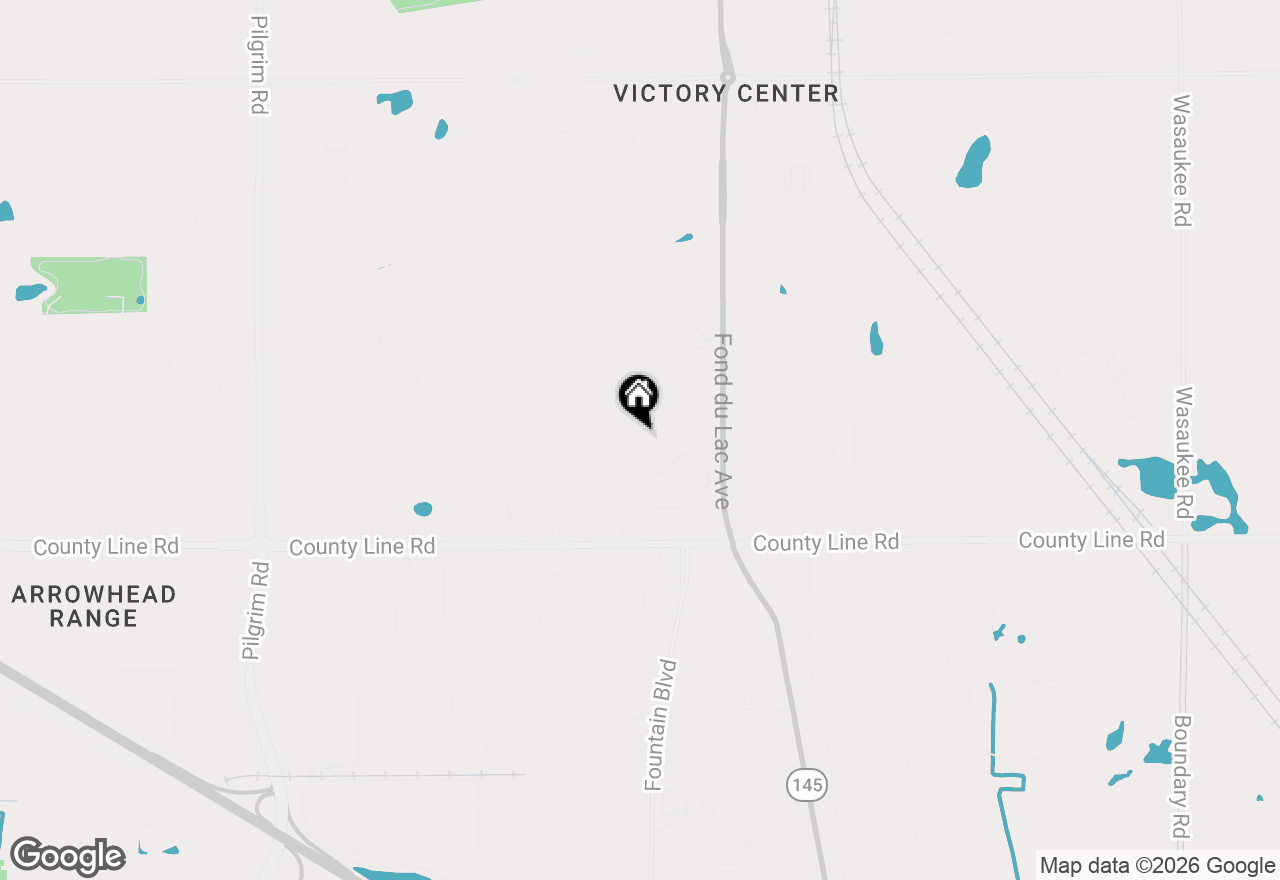 Map of W143N9776 Ridgewood Ln, Germantown, WI 53022