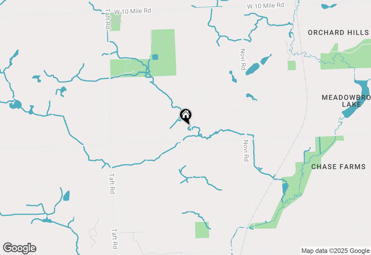 Map of 22478 Montebello Court, Novi, MI 48375