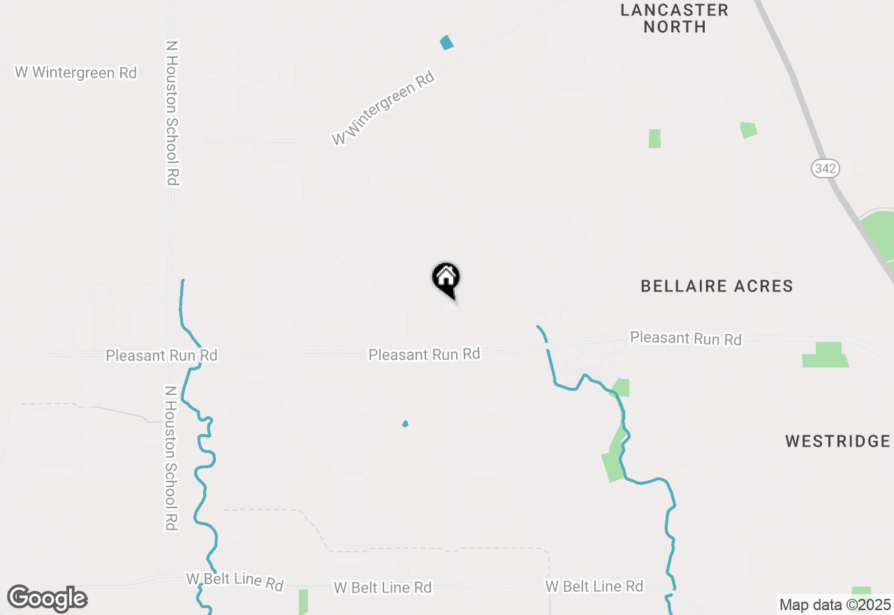 Map of 1431 N Bluegrove Road, Lancaster, TX 75134