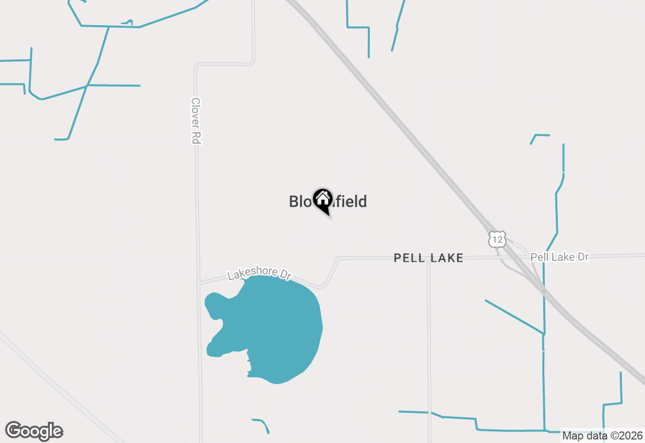 Map of W1096 Crocus Rd, Genoa City, WI 53128