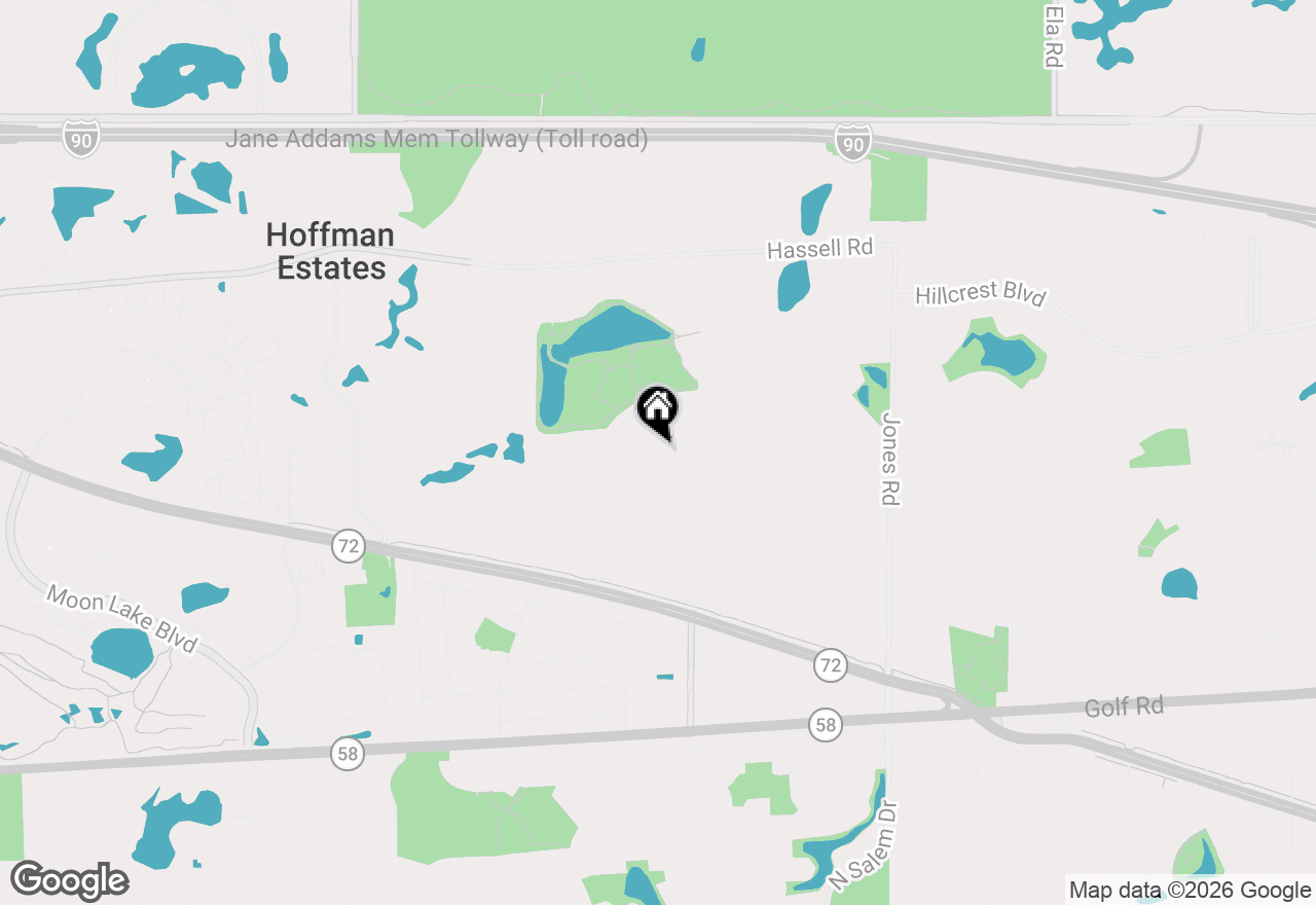 Map of 1150 Glen Lane, Hoffman Estates, IL 60169