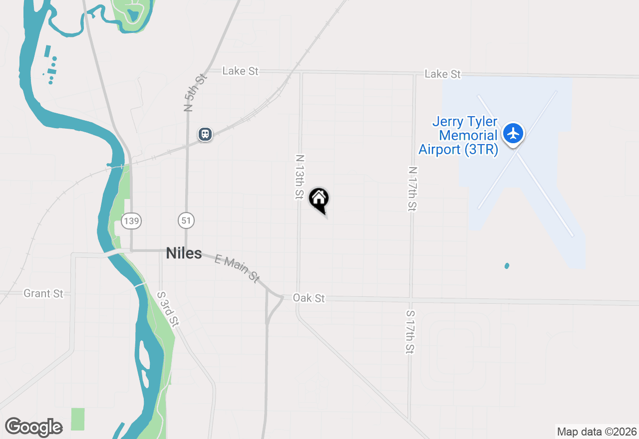 Map of 1339 Ferry Street, Niles, MI 49120