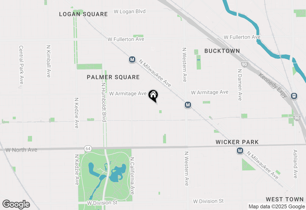 Map of 2622 W Cortland Street, Chicago, IL 60647