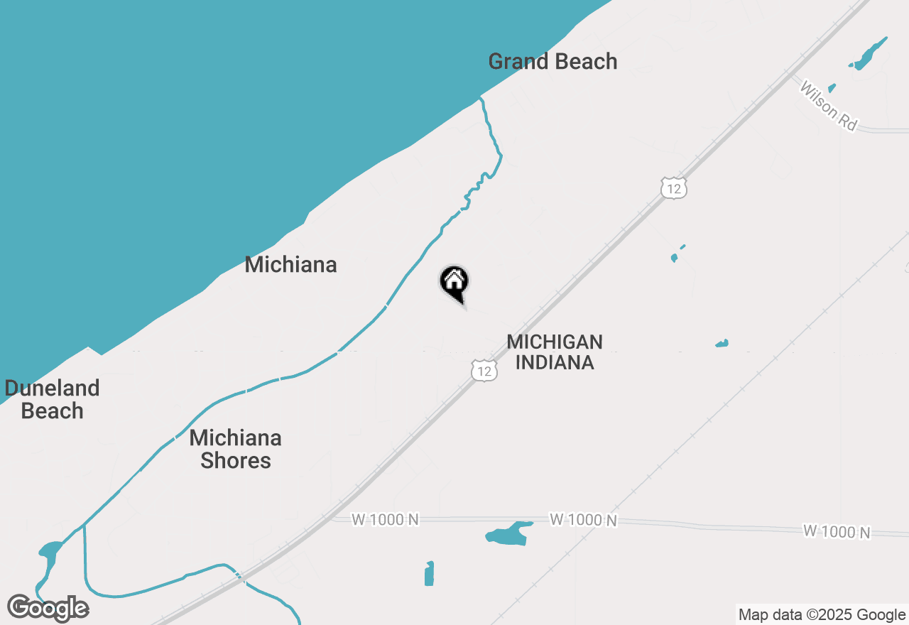 Map of 14458 Wolf Lane, New Buffalo, MI 49117