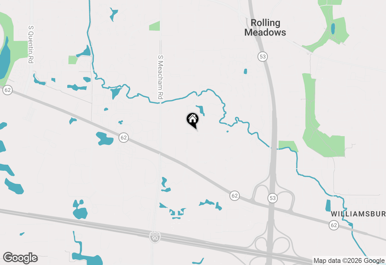 Map of (Address confidential), Palatine, Illinois 60067