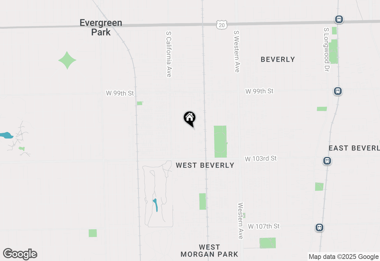 Map of 10117 S Washtenaw Avenue, Chicago, IL 60655