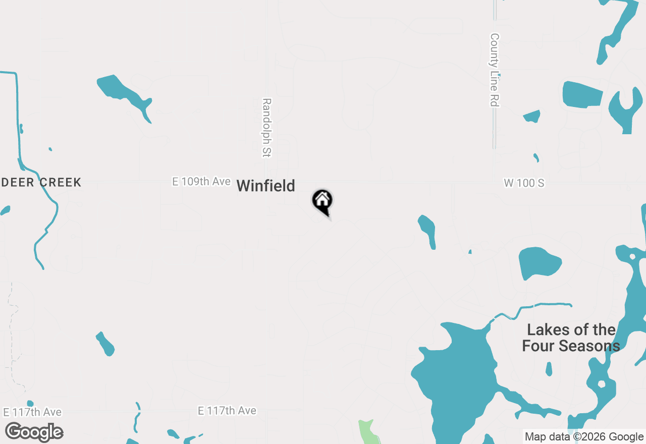 Map of 150-154 Meadows, Crown Point, IN 46307