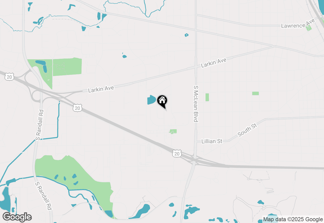 Map of 184 Kathleen Drive, Elgin, IL 60123