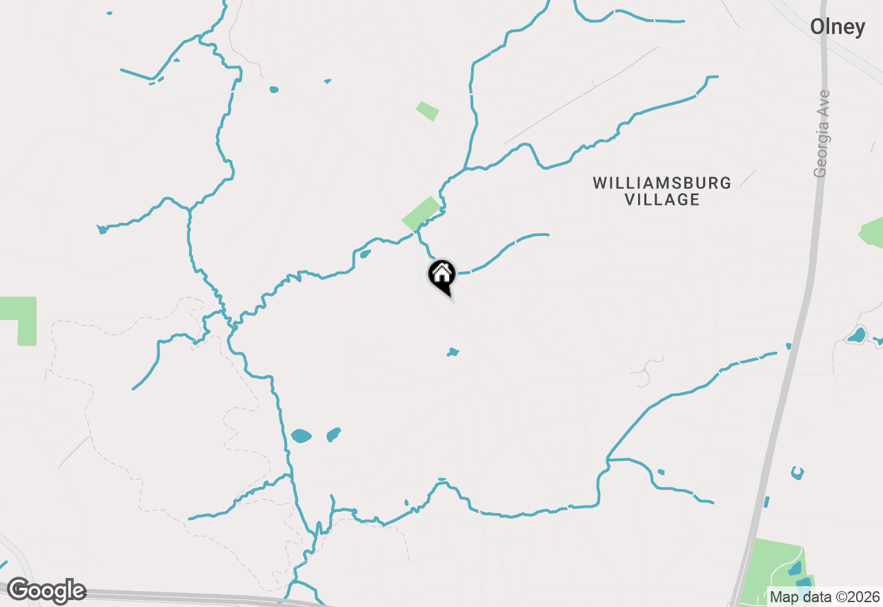 Map of 17306 Sandy Knoll Drive, Olney, MD 20832