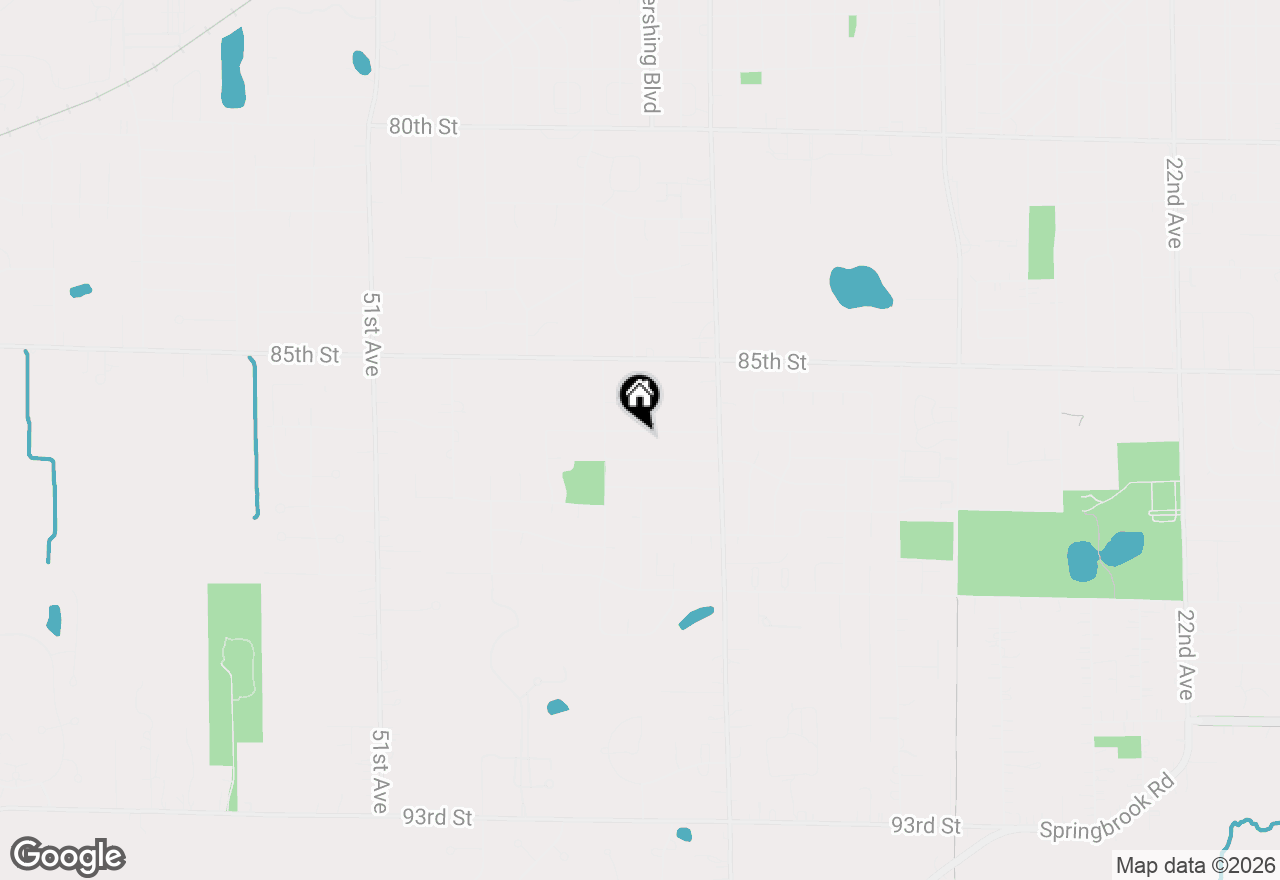 Map of 4129 86th St, Kenosha, WI 53142