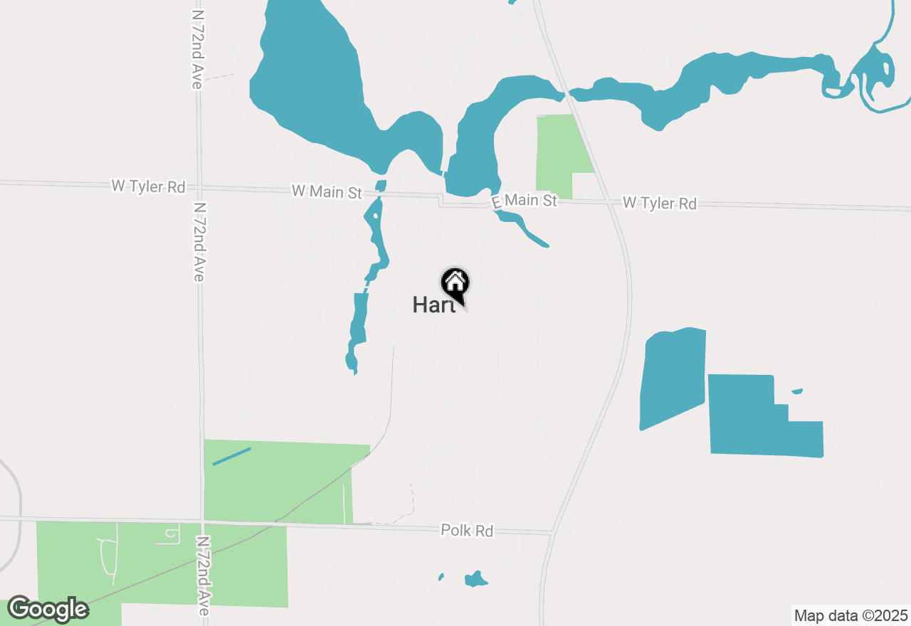 Map of 216 E Jefferson Street, Hart, MI 49420