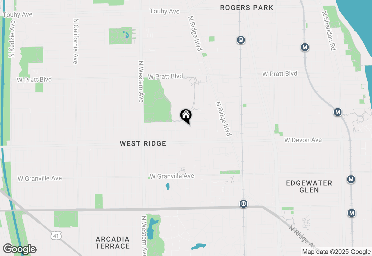 Map of 2117 W Arthur Avenue, Chicago, IL 60645