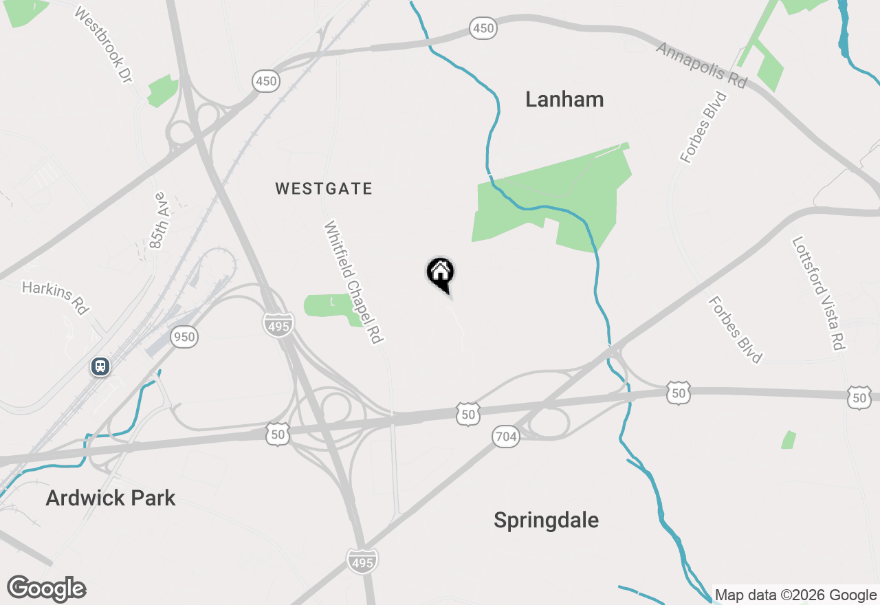 Map of 4501 Havelock Road, Lanham, MD 20706