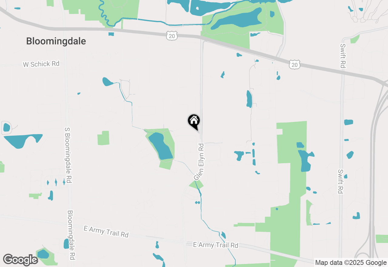 Map of 251 Signature Drive, Bloomingdale, IL 60108