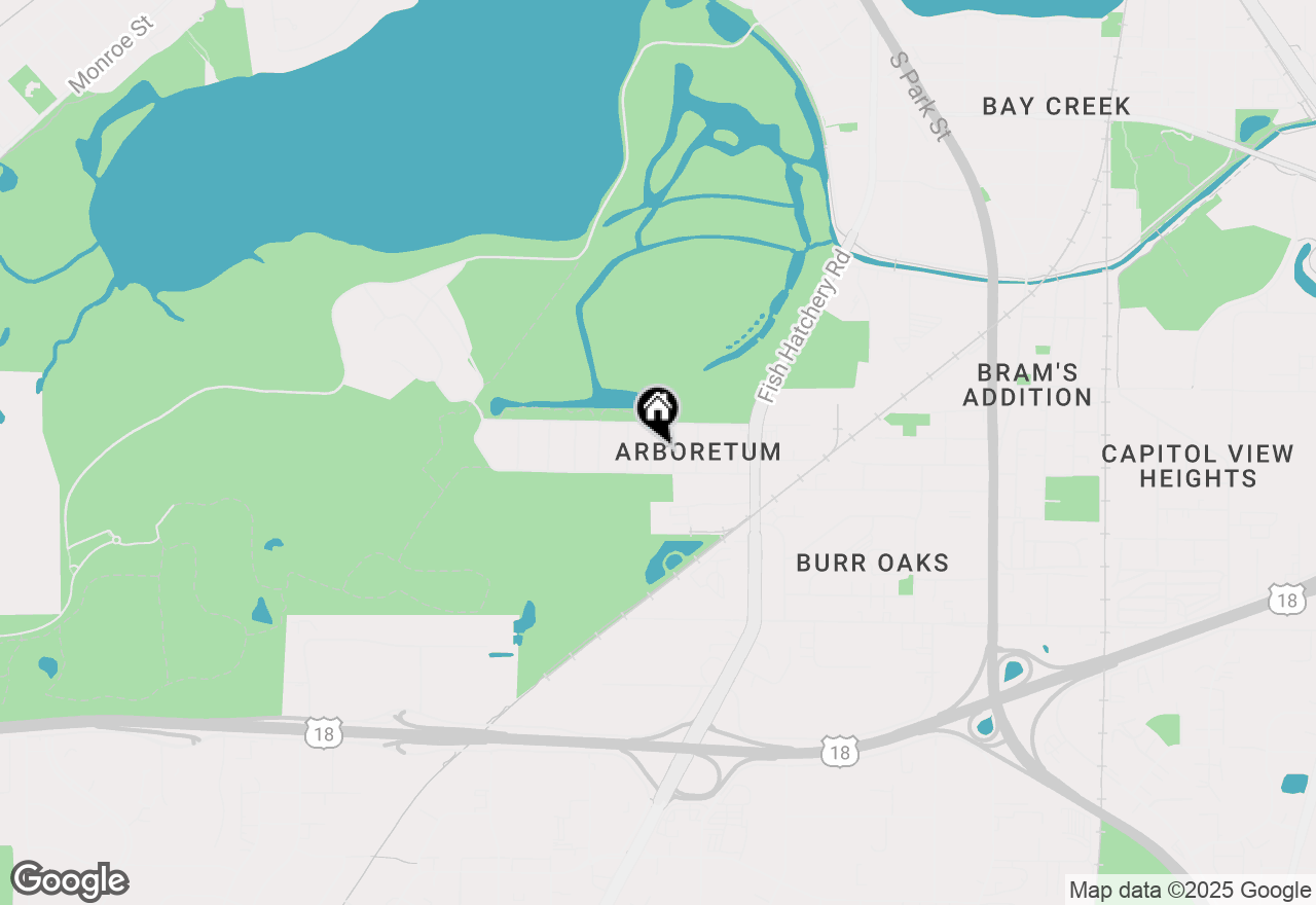 Map of 2025 Dickson Pl, Madison, WI 53713