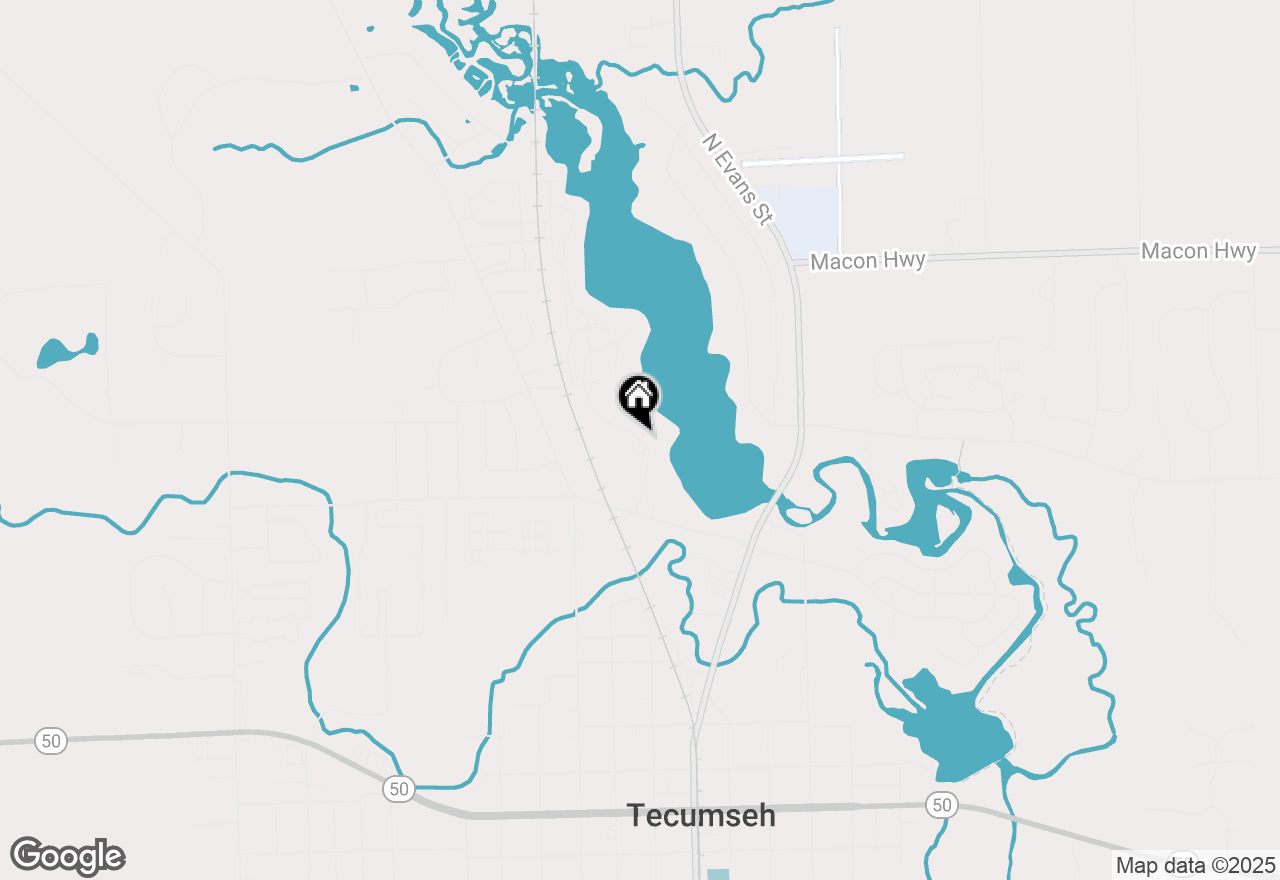 Map of 723 Red Mill Point, Tecumseh, MI 49286