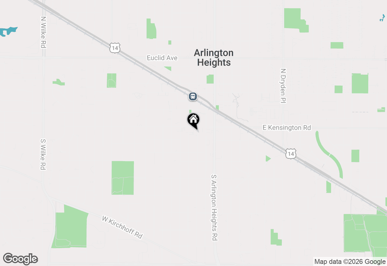Map of 121 S Vail Avenue #406, Arlington Heights, IL 60005