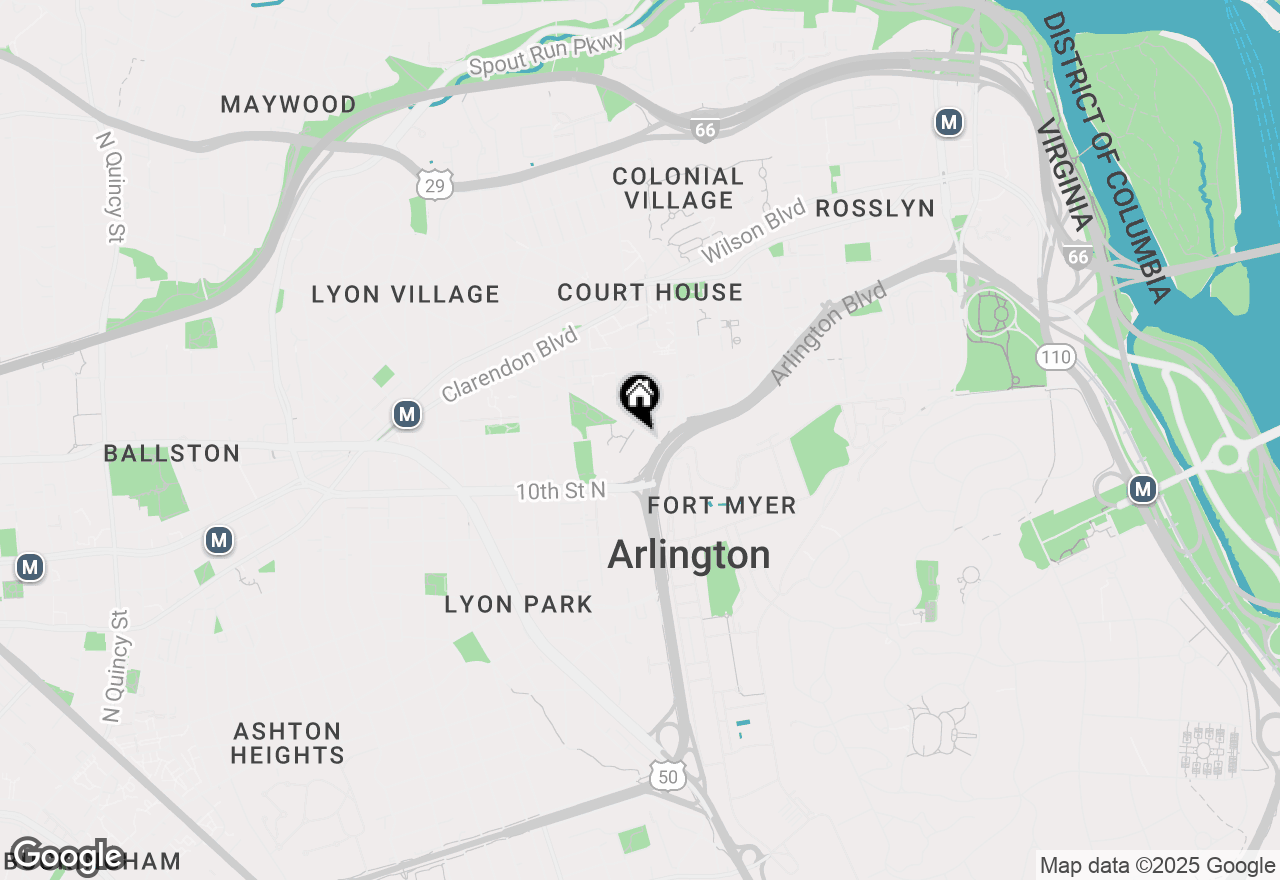 Map of 2220 Fairfax Drive #608, Arlington, VA 22201