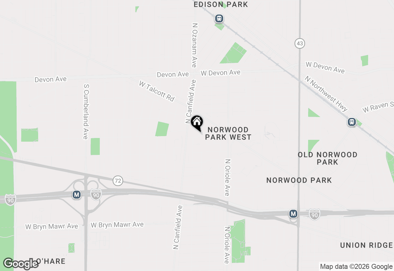Map of 7734 W Glenlake Avenue, Chicago, IL 60631