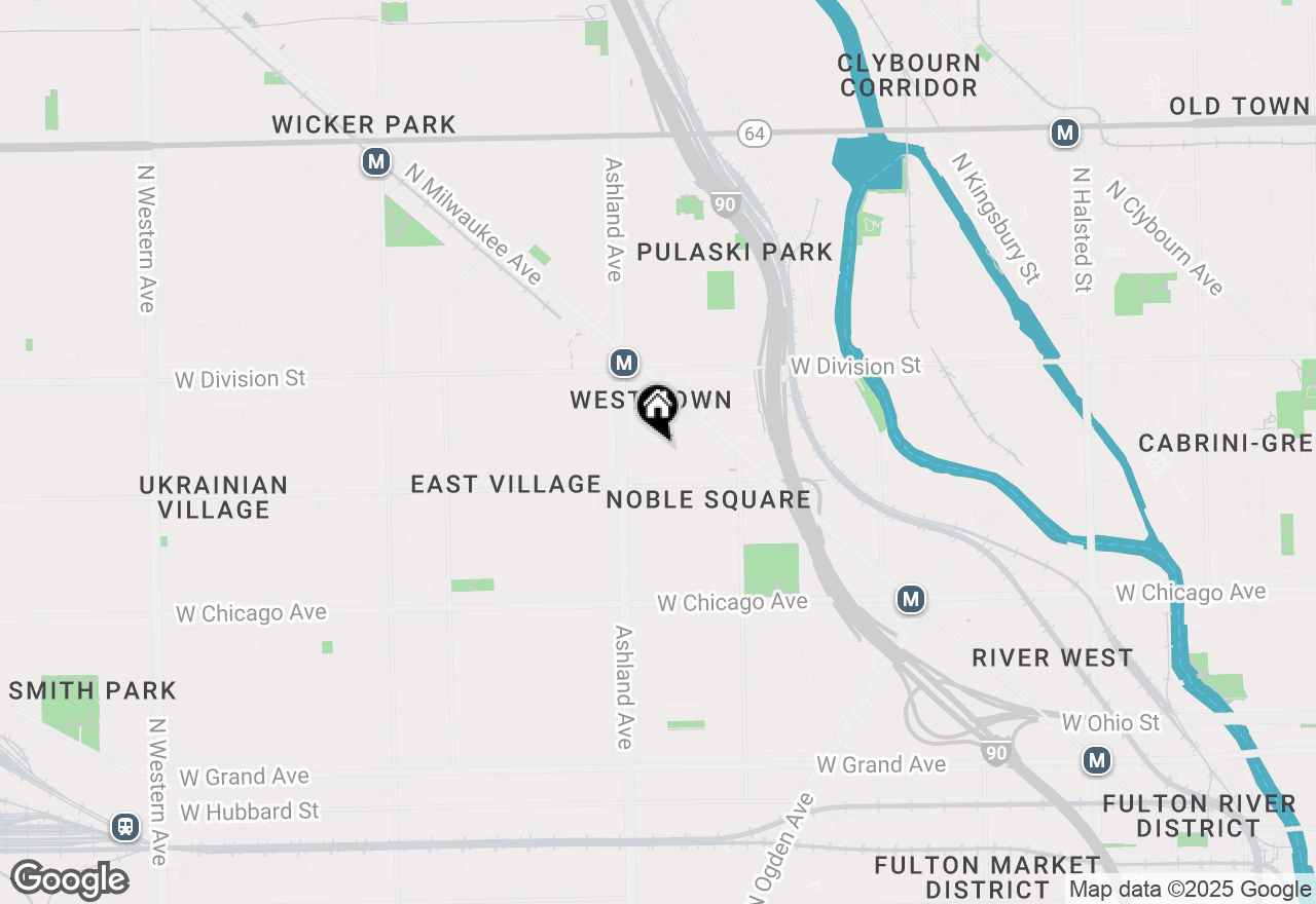 Map of 1522 W Cortez Street #1, Chicago, IL 60642