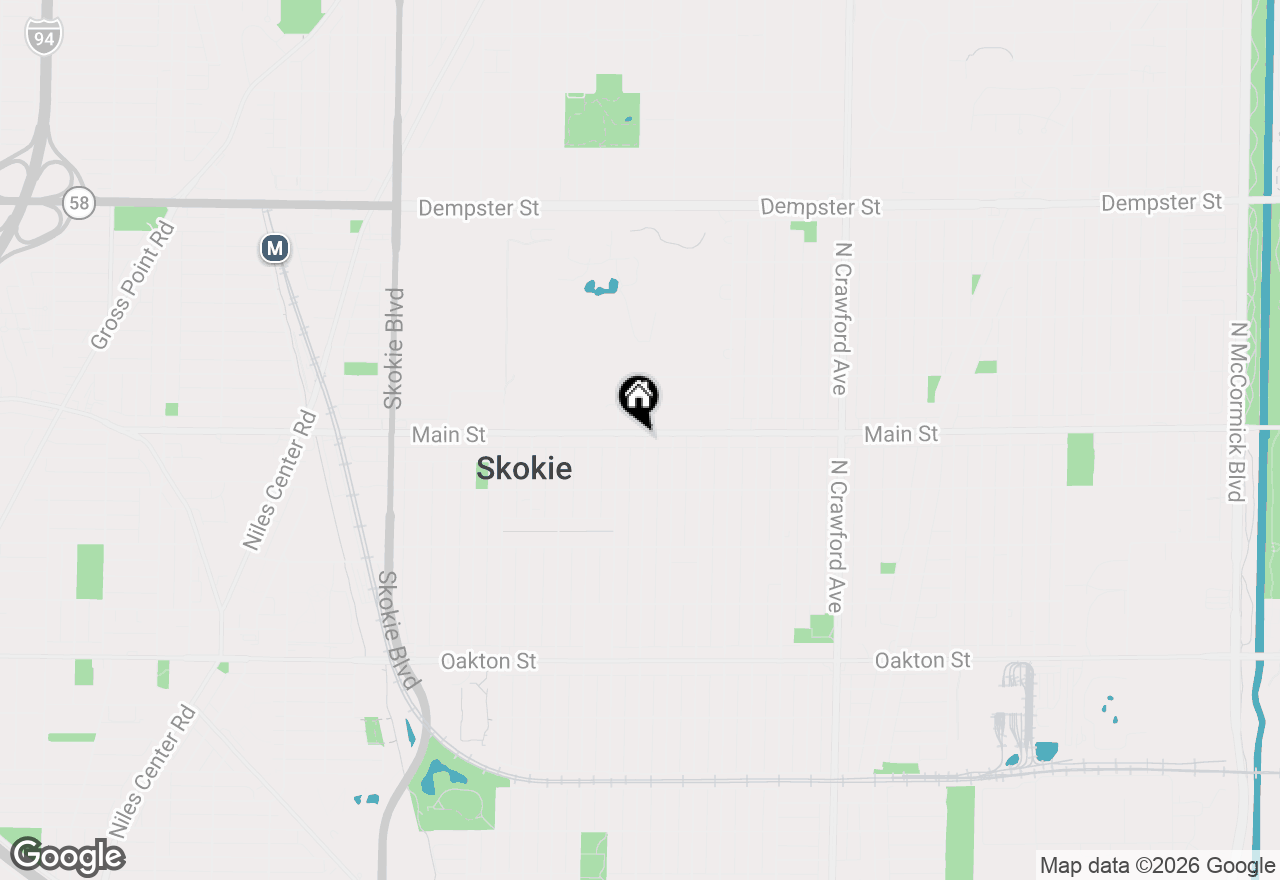 Map of 4333 W Main Street, Skokie, IL 60076