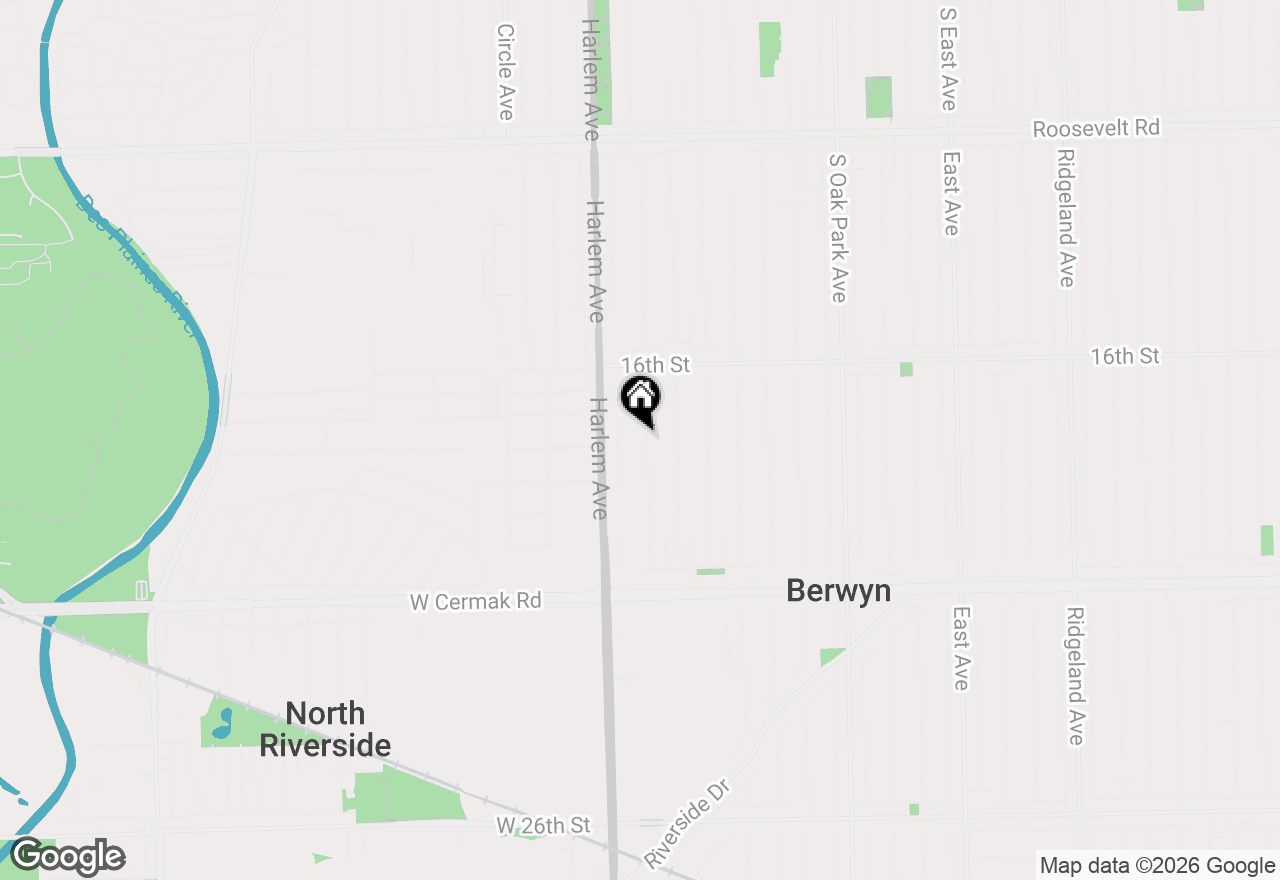 Map of 1811 Maple Avenue, Berwyn, IL 60402