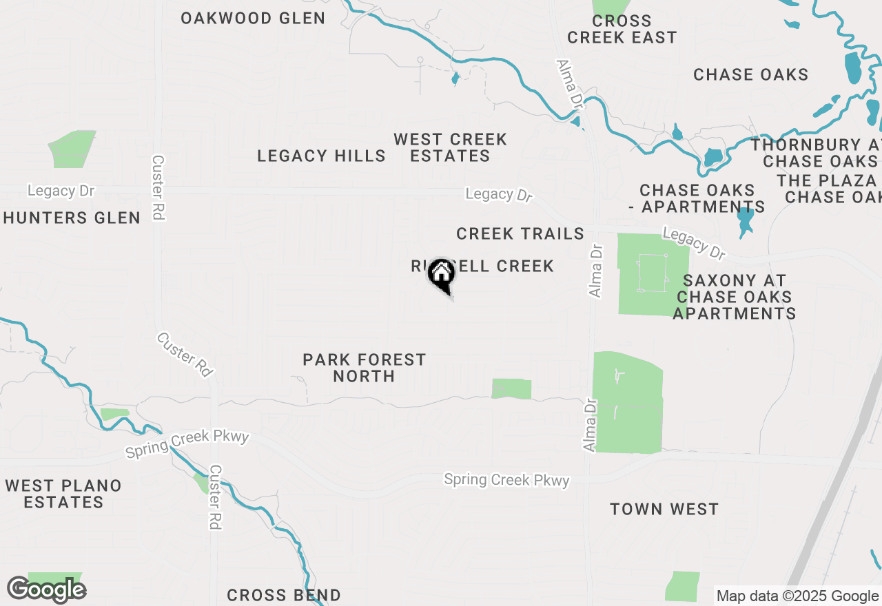 Map of 1404 Chicota Drive, Plano, TX 75023