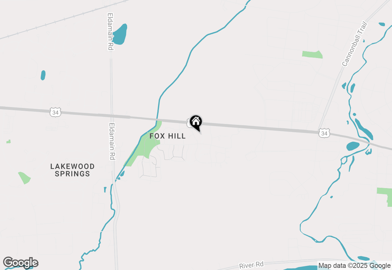 Map of 1506 Cottonwood Trail, Yorkville, IL 60560