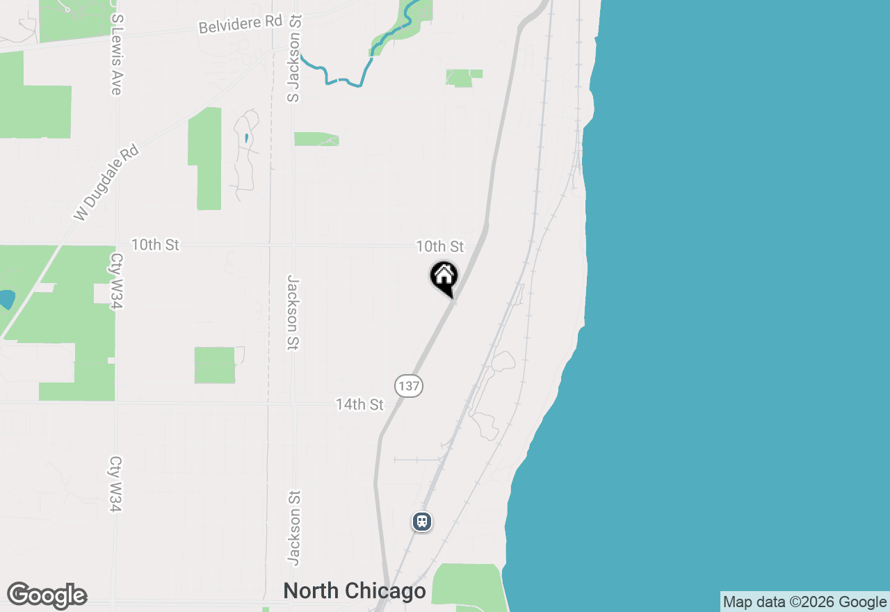 Map of 1130 Sheridan Road, North Chicago, IL 60064