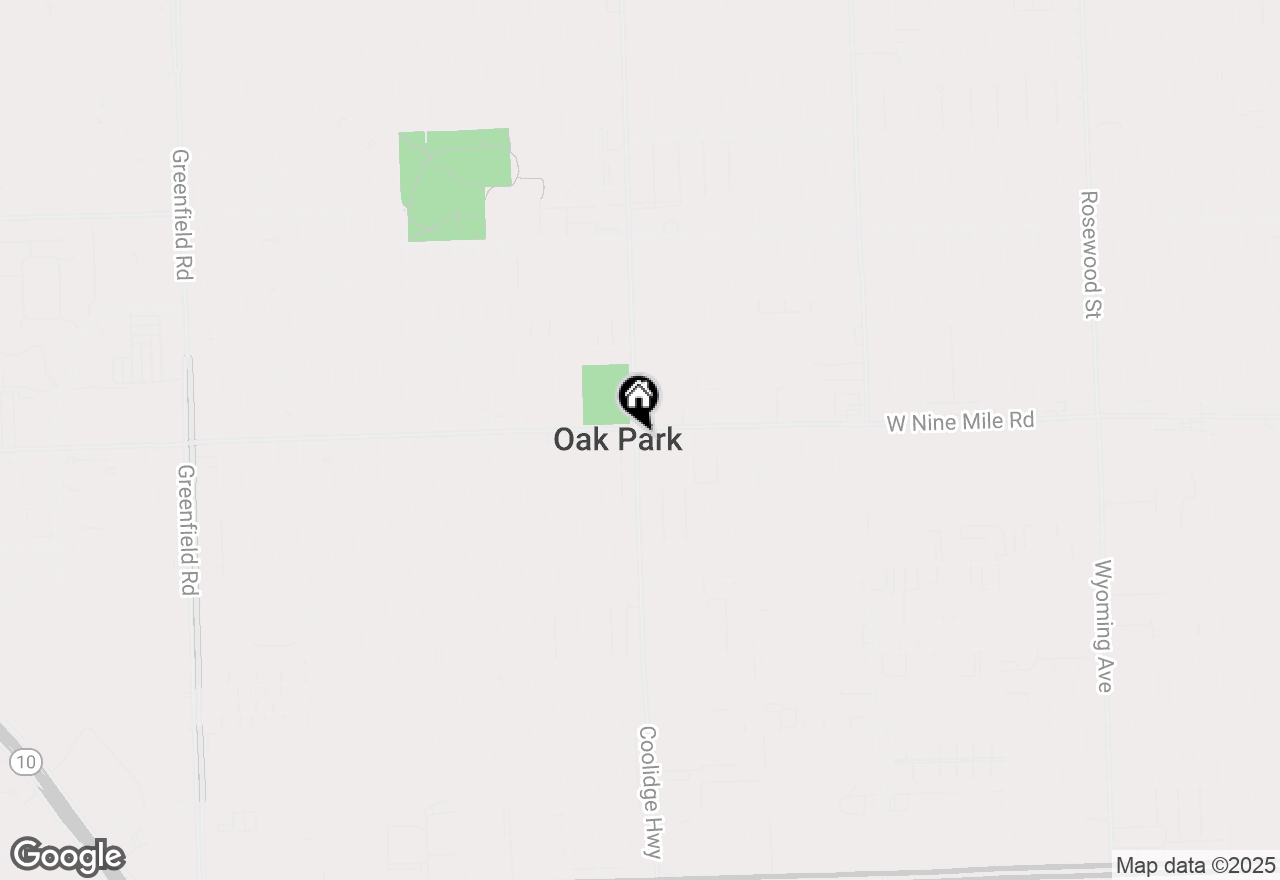 Map of 22215 Coolidge Highway, Oak Park, MI 48237