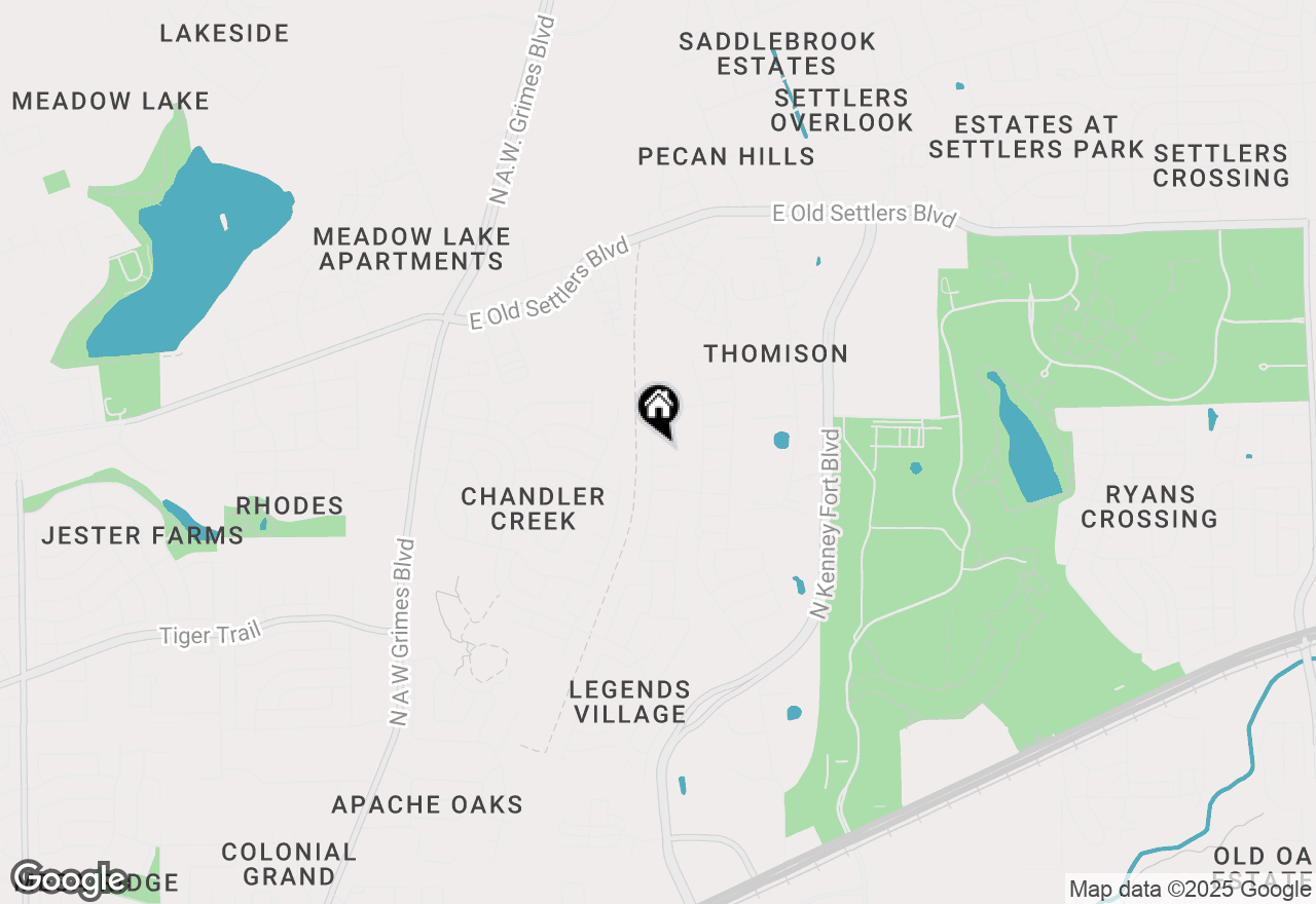 Map of 1611 Sawmill Xing, Round Rock, TX 78665