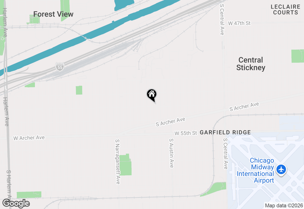Map of 5253 S Moody Avenue, Chicago, IL 60638