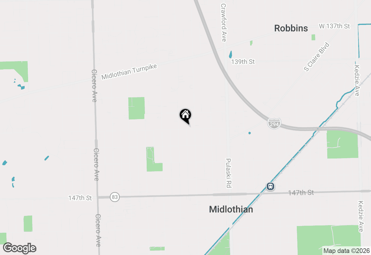 Map of 4240 143rd Street, Crestwood, IL 60418