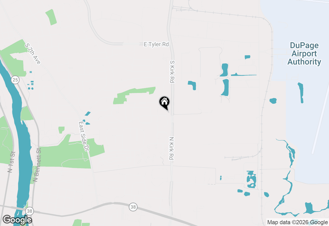 Map of 1940 Division Street, St. Charles, IL 60174