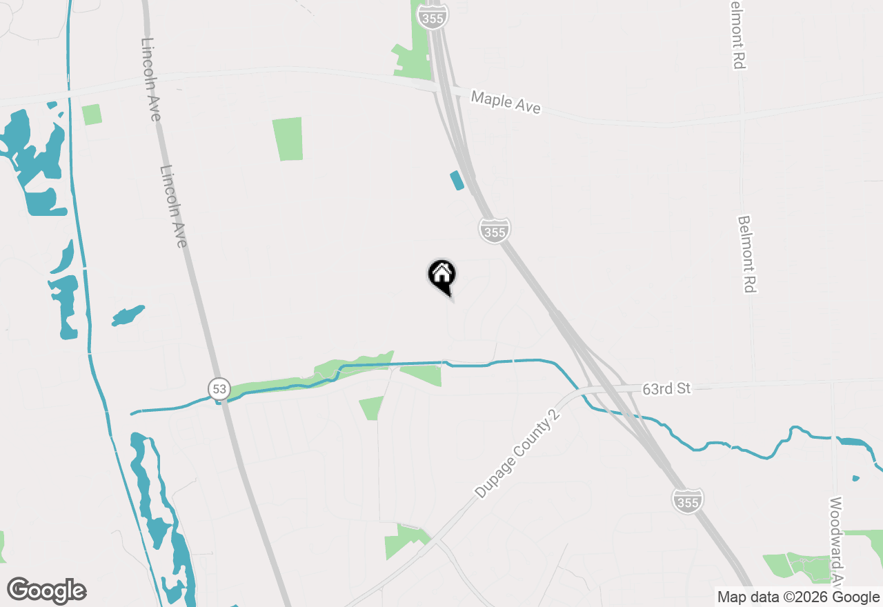 Map of 6020 Tyler Drive, Woodridge, IL 60517