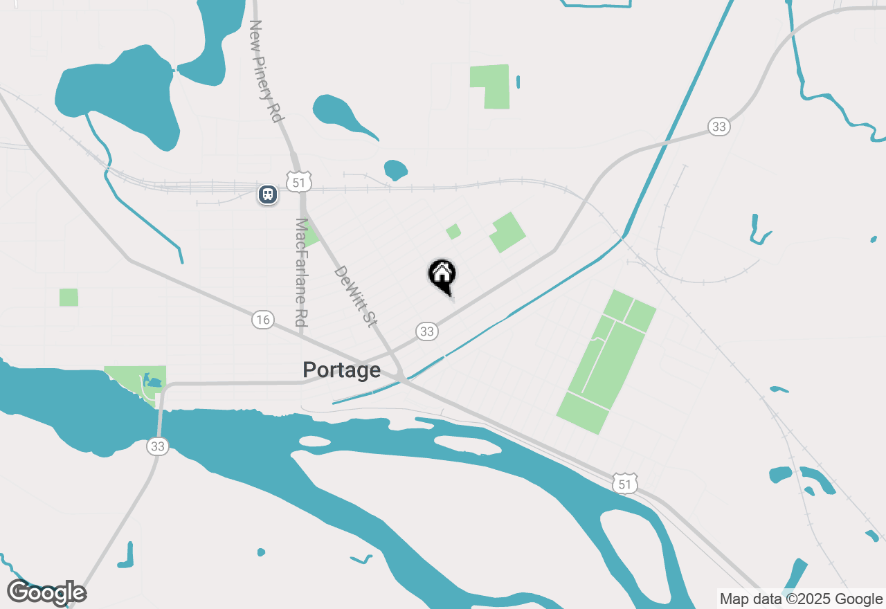 Map of 328 Conant Street, Portage, WI 53901