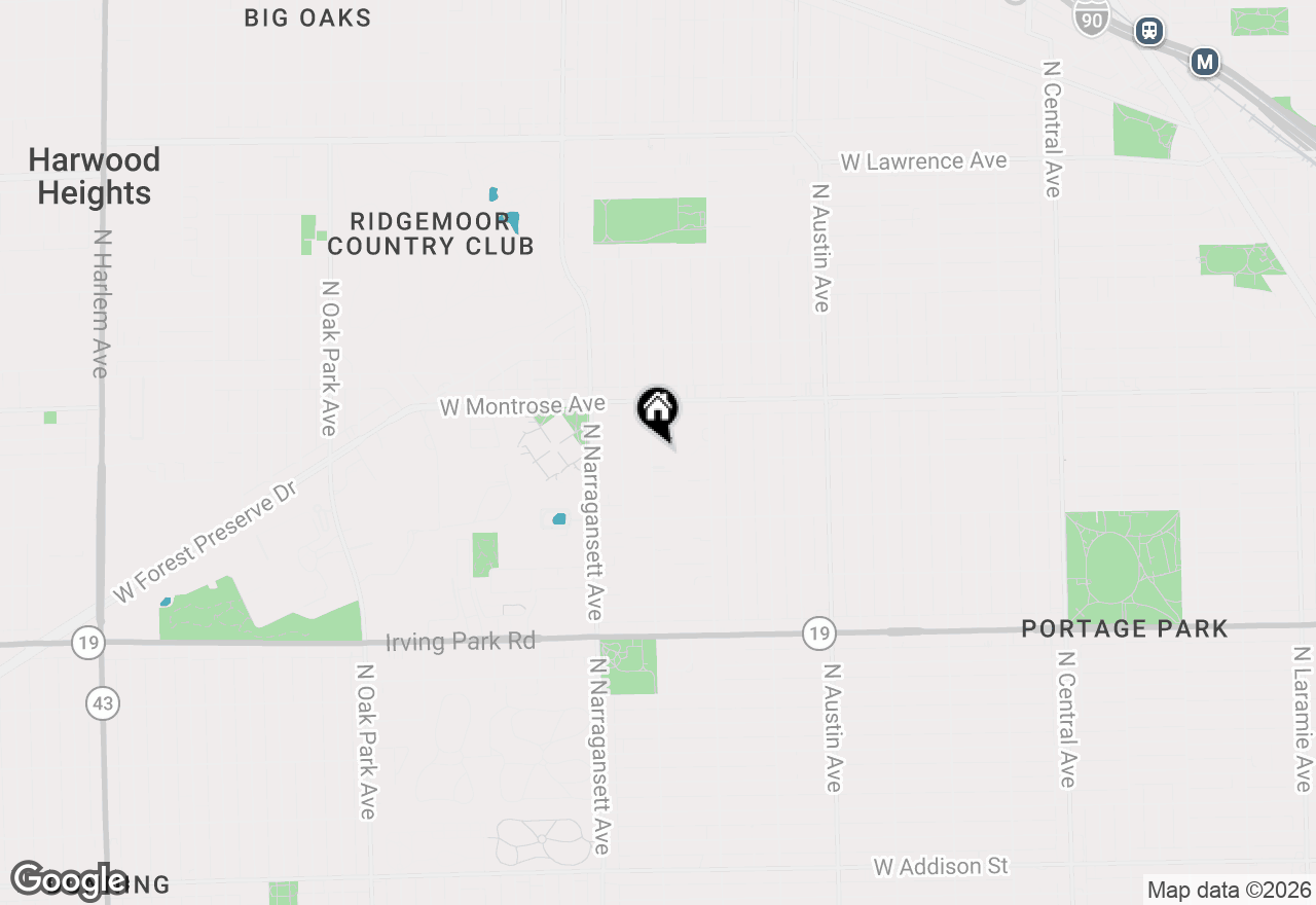 Map of 4305 N Mobile Avenue, Chicago, IL 60634