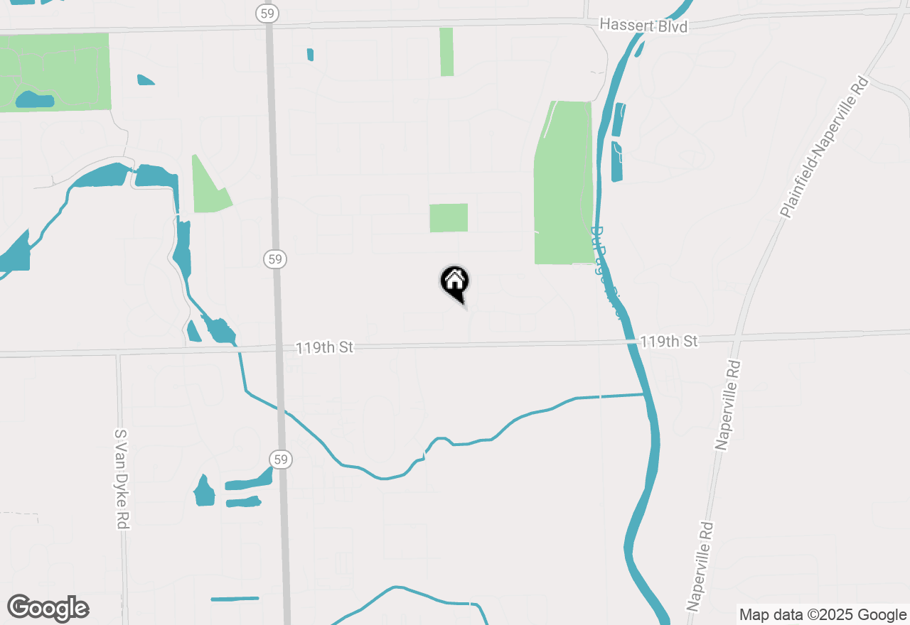 Map of 2416 Tailshot Road, Naperville, IL 60564