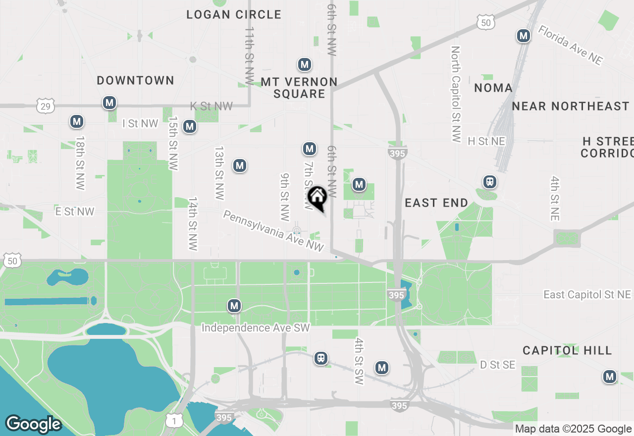 Map of 631 D Street Nw #632, Washington, DC 20004