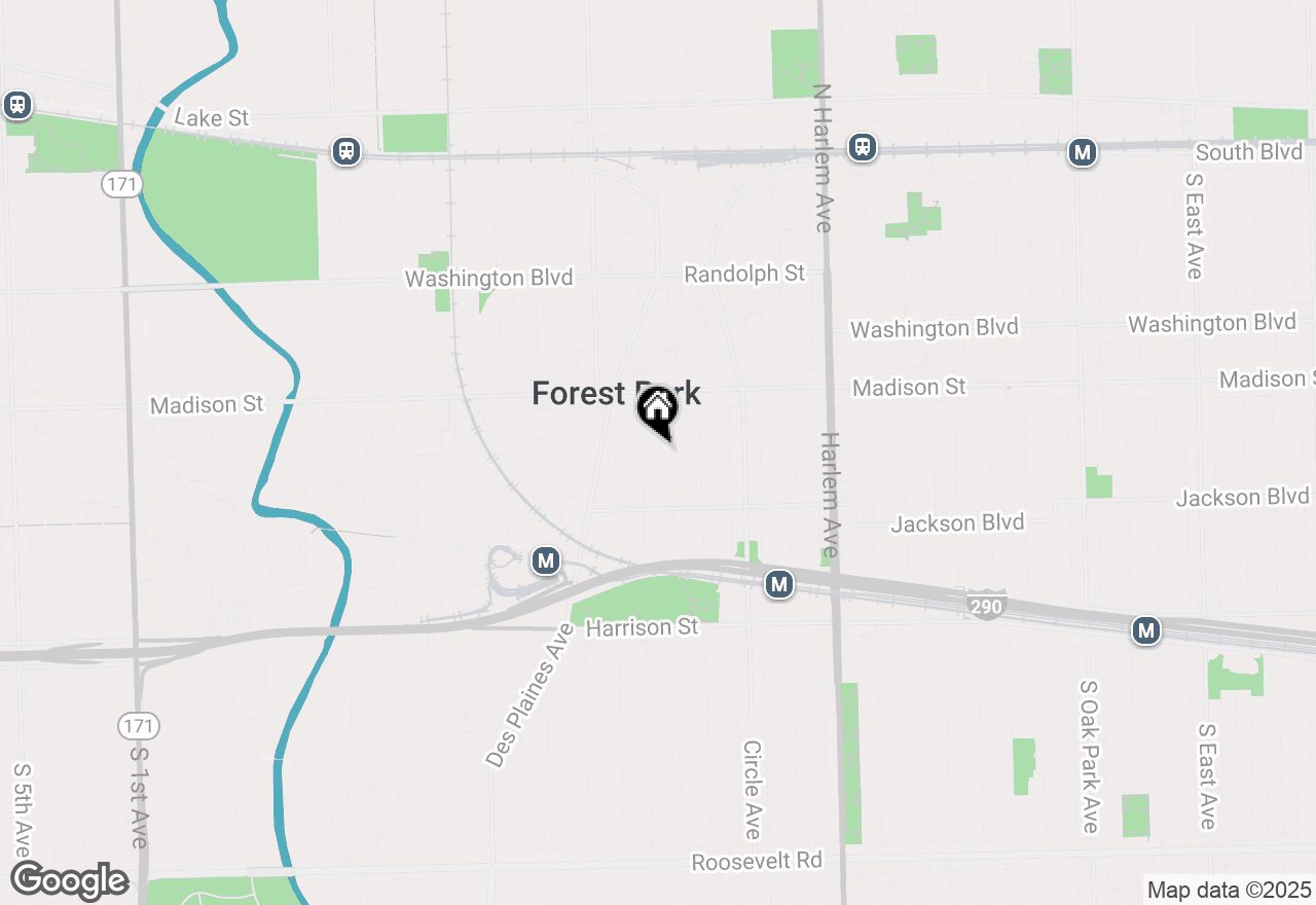 Map of 502 Beloit Avenue #B3, Forest Park, IL 60130