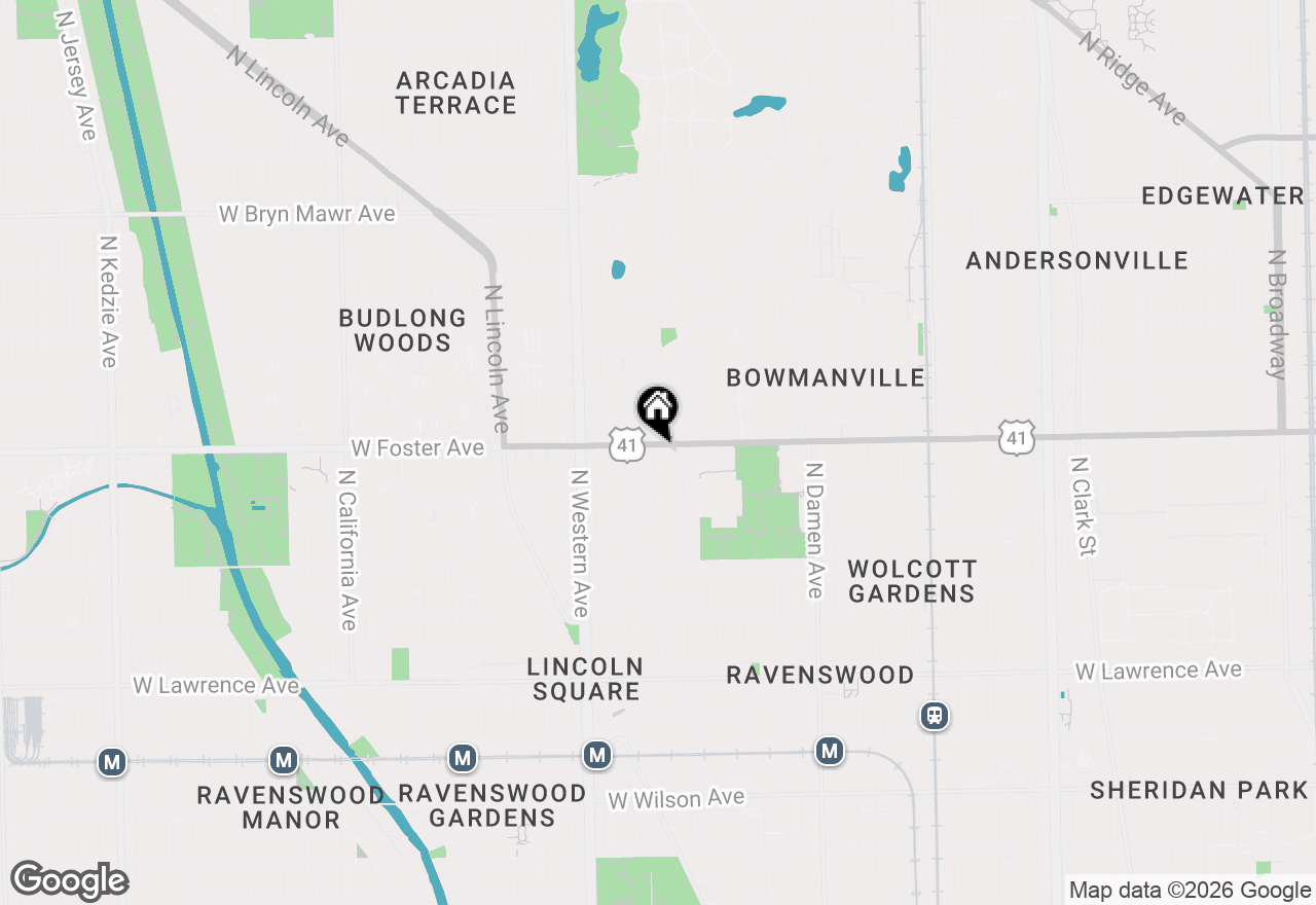 Map of 2241 W Foster Avenue, Chicago, IL 60625