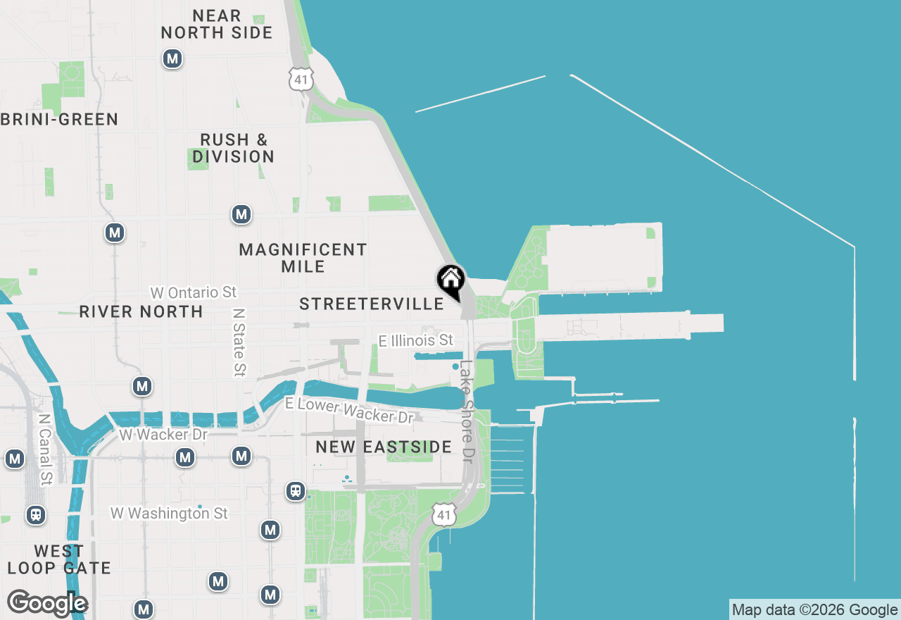 Map of 540 N Lake Shore Drive #225, Chicago, IL 60611
