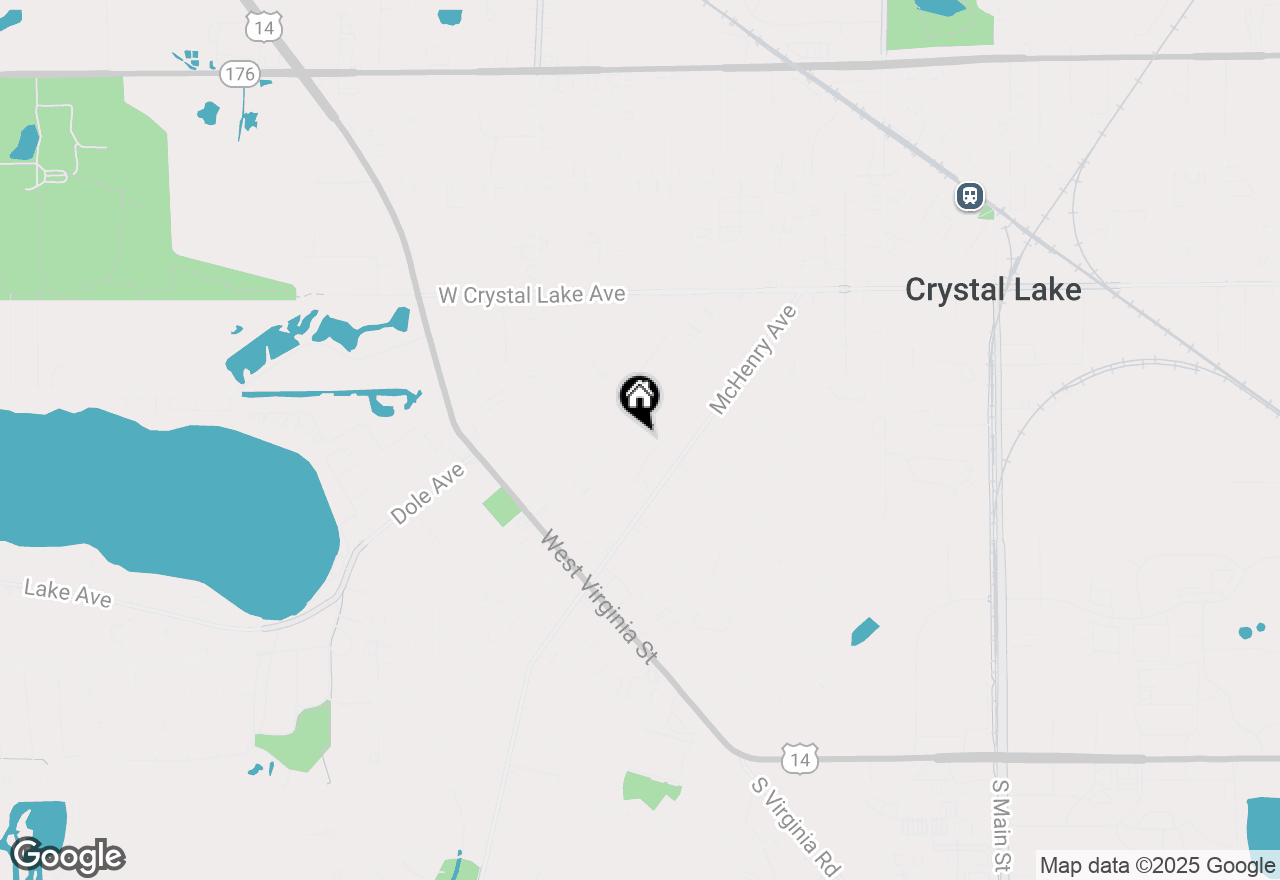 Map of 277 Church Street, Crystal Lake, IL 60014