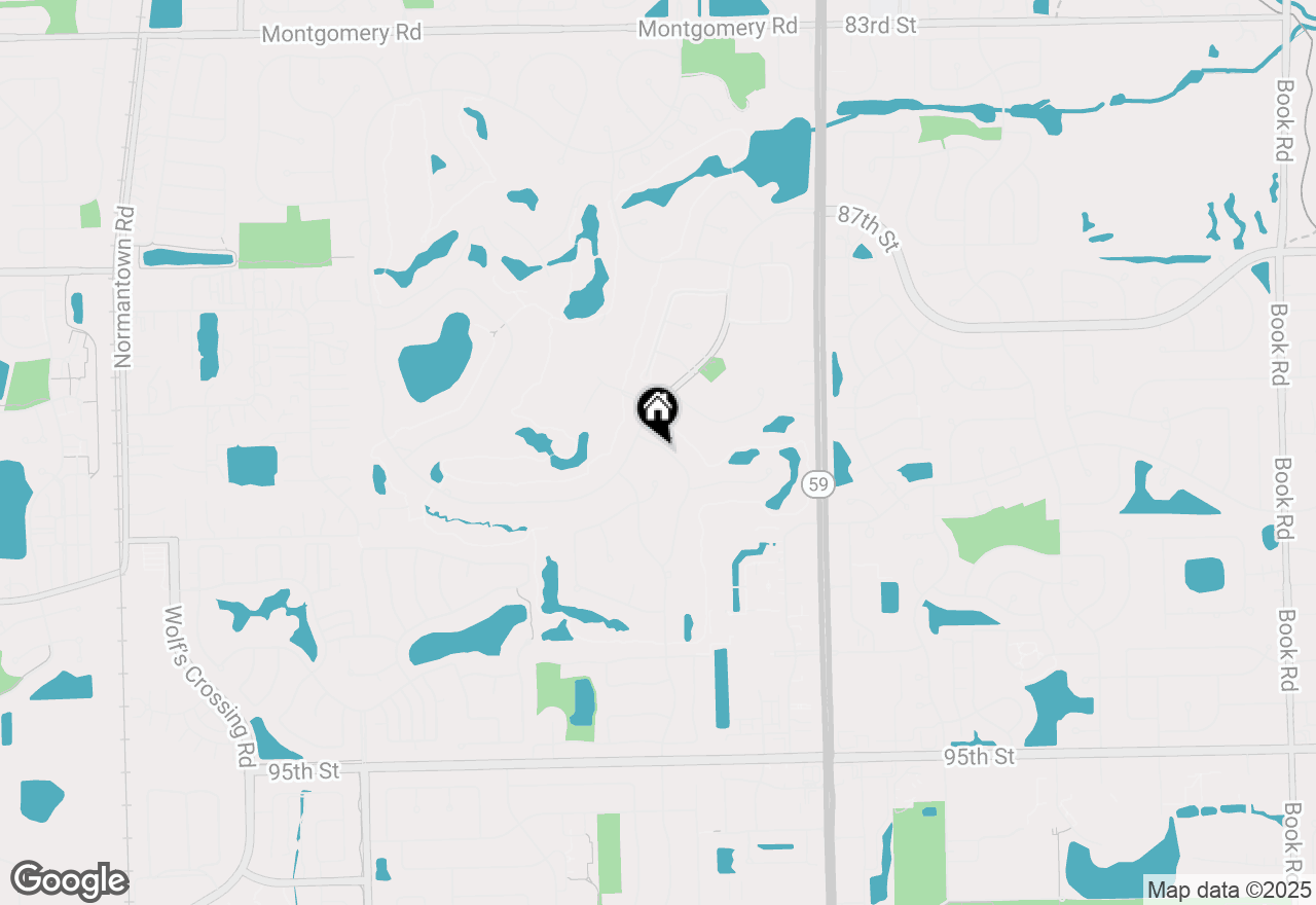 Map of 2511 Saddlebrook Drive, Naperville, IL 60564