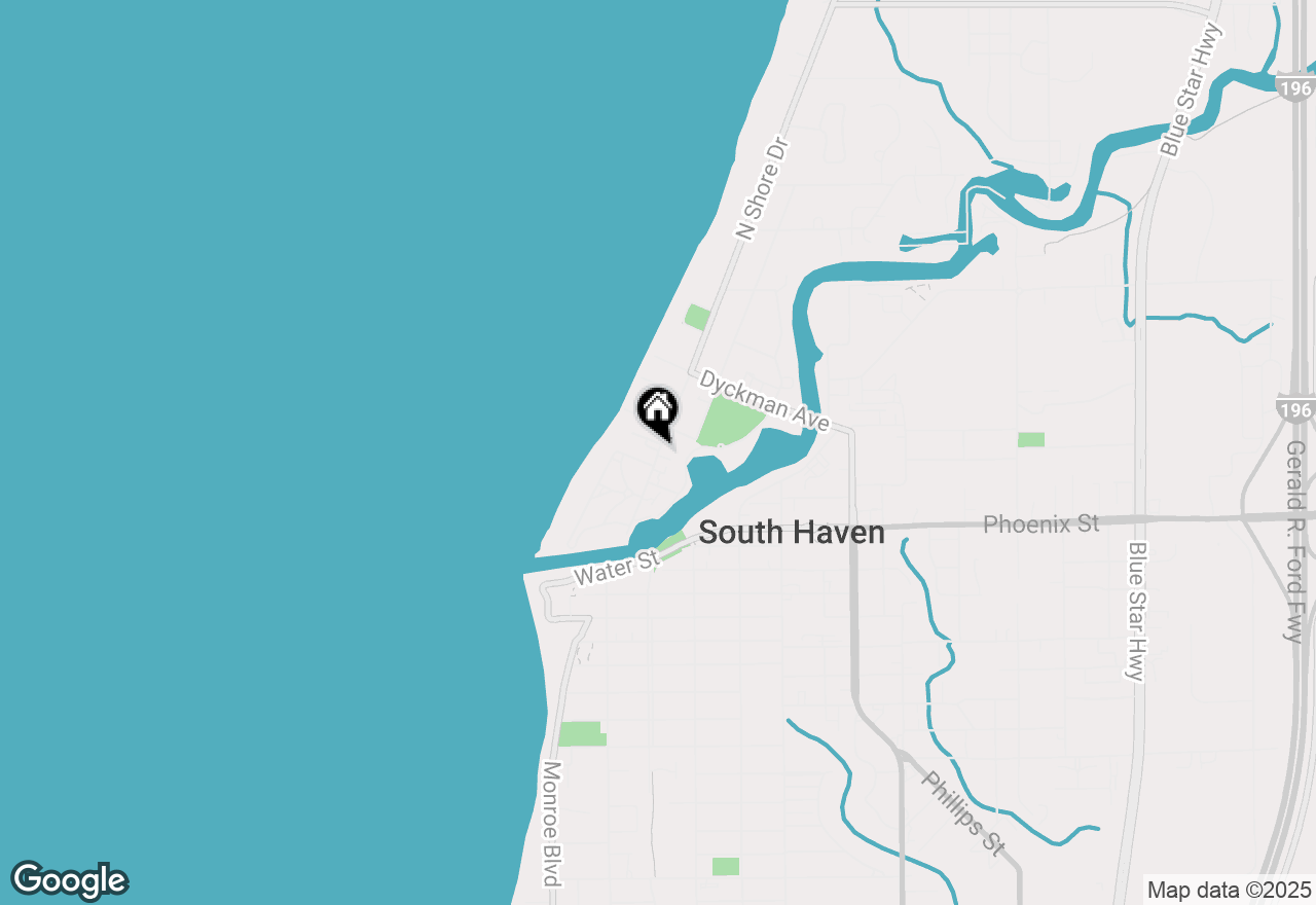 Map of 69 North Shore Drive #3, South Haven, MI 49090